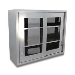 Mac Medical Inc Stainless Steel Wall Cabinet with Dual Sliding Glass Doors MWC-A6-3630 - 1.0 Each
