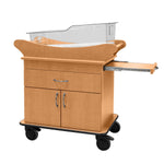 AMICO CORPORATION Marco Bassinets with Drawer, Closed Door Storage and Table BB-MMDD-01-CLP 1 Each - MDL-MPHBDD-1CL