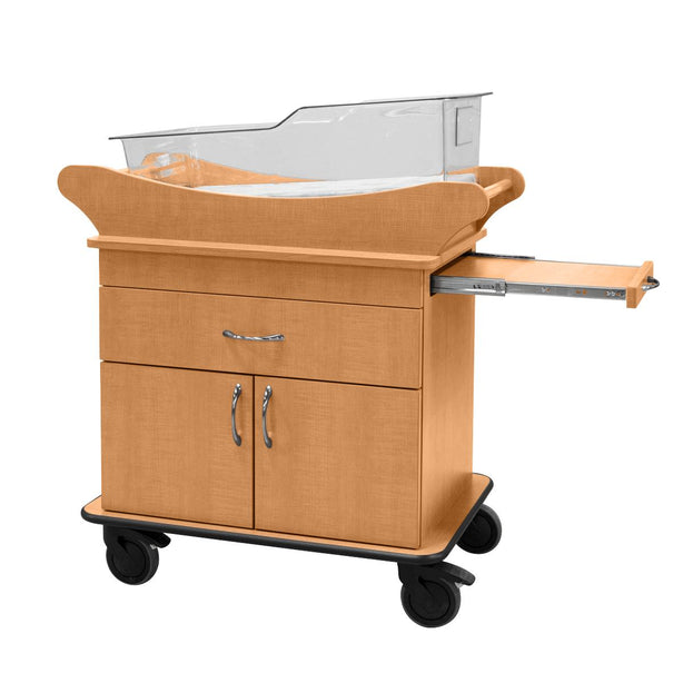 AMICO CORPORATION Marco Bassinets with Drawer, Closed Door Storage and Table BB-MMDD-01-CLP 1 Each - MDL-MPHBDD-1CL