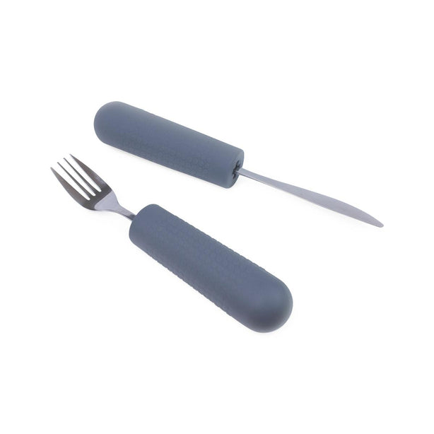 Heskins Tenura Nonslip Utensil T/CG-1 Cutlery Grips, Adult, Gray - MDL-MPHCUTGRIP4 - 1 Each