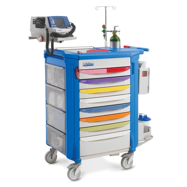 Lifeline Emergency Carts - LECPEDS2 - 1 Each - MDL-MPHLECPEDS2