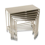 Mid Central Medical Stainless Steel Nesting Instrument Tables with U-Brace - MPHMCM560