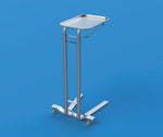 Mac Medical MYO Stainless Steel Mayo Stand, Foot Operated, 19-1/8" x 12-5/8" Tray - 2001 - 1 Each