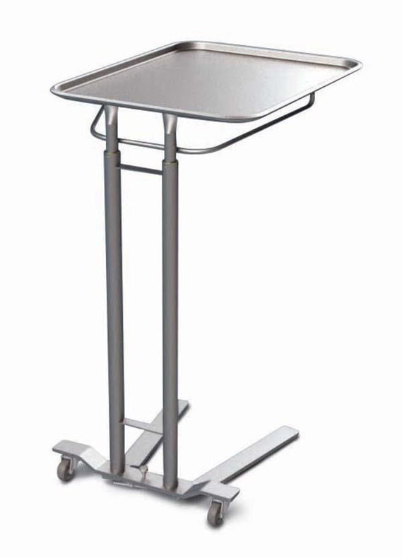 Mac Medical Stainless Steel Mayo Stand, Foot Operated, 20" x 25" - MYO-2002 - 1 Each
