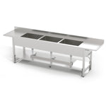 MAC MEDICAL INC Height-Adjustable Pipe Base Processing Sinks PS2612035-9 1 Each - MDL-MPHPS1209