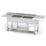 MAC MEDICAL INC Height-Adjustable Pipe Base Processing Sinks PS269635-9 1 Each - MDL-MPHPS969