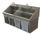 Stainless Steel Surgical Scrub Sinks - SS64-IR-MB-PB - 1 Each - MDL-MPHSS64IRMBPB