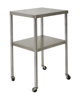 Mac Medical Inc Mac Medical Instrument Tables with Shelf T0001 1.0 Each-MDL-MPHT0001