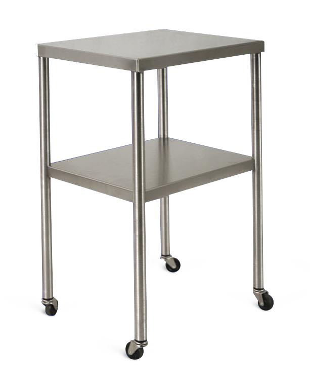 Mac Medical Inc Mac Medical Instrument Tables with Shelf T0001 1.0 Each-MDL-MPHT0001