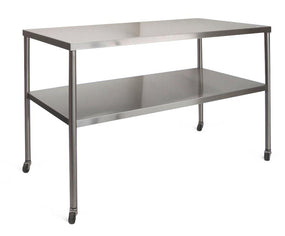 Mac Medical Inc Mac Medical Instrument Tables with Shelf T0005 1.0 Each-MDL-MPHT0005