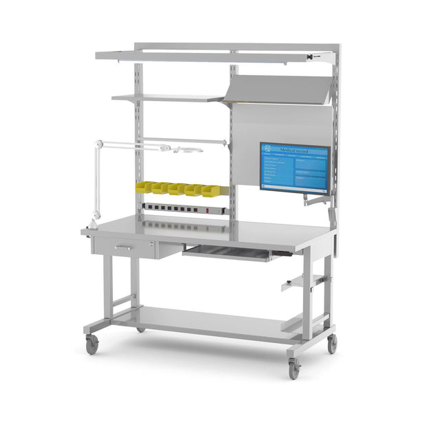 Prep and Pack Workstation Tables - TWS-3660-EAH-B - 1 Each - MDL-MPHWS3660EAHB