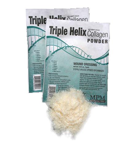 Triple Helix Collagen Wound Dressings - MP00311 - 5 Each - MDL-MPVMP00311