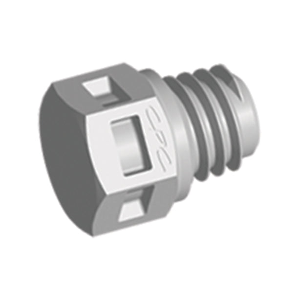 Threaded Plug, Natural, 100/Bag - 10-32 UNF Thread - MP