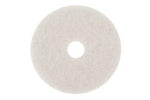 3M 4100 Series White Super Polish Pad 61500035953 - 5.0 Each