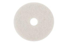 3M 4100 Series White Super Polish Pad 61500035953 - 5.0 Each