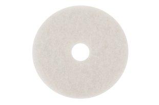 3M 4100 Series White Super Polish Pad 61500035953 - 5.0 Each