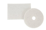 3M 4100 Series White Super Polish Pad 4100-61500045069 - 5.0 Each
