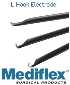 L-Hook Electrodes by Mediflex Surgical - U0100 - 5 Each - MDL-MQXU0100