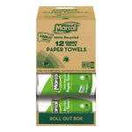 Marcal Paper Mills 100% Recycled Roll Towels, 2-Ply, 5-1/2" x 11", 140 Sheets - 6183 - 12 Each
