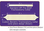 Marpac Inc Marpac Bariatric 2PC Tracheostomy Collars - MRI220