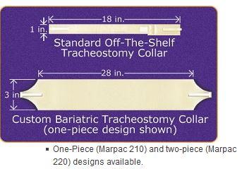 Marpac Inc Marpac Bariatric 2PC Tracheostomy Collars - MRI220
