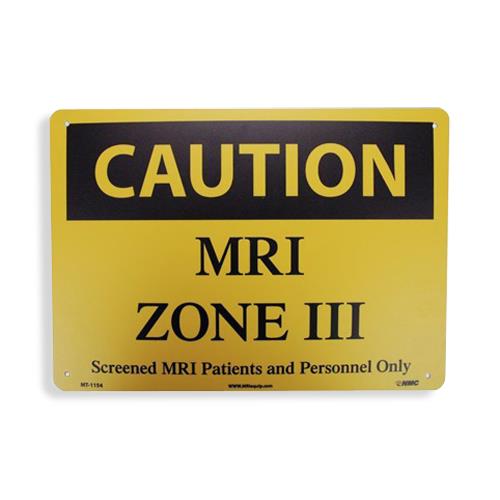 MRIEQUIP MRI Zone Signs by MRIequip MT-1176 1 Each-MDL-MRQMT1176