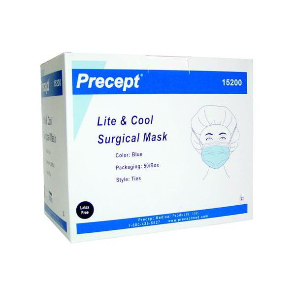 Precept Medical Products Lite and Cool Surgical Mask 15200 - 300.0 Each