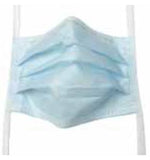 Precept Medical Percept Standard Classic Tie-On Surgical Mask, Blue - 15201 - 300 Each