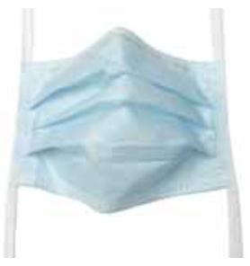 Precept Medical Percept Standard Classic Tie-On Surgical Mask, Blue - 15201 - 300 Each