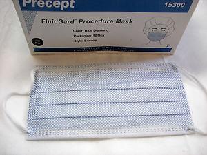 Precept Medical Products FluidGard Procedure Mask 15300 - 50.0 Each