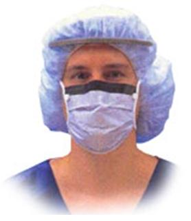 PRECEPT MEDICAL PRODUCTS DualGard Surgical Masks with Foam Shield 65 3348 100 Each - MDL-MRS653348