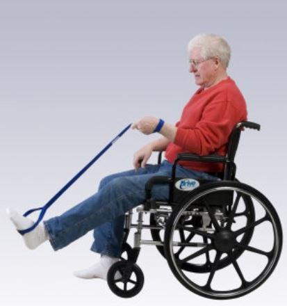 Mercer County Rehab Supply, Inc Leg Lifter Webbing Loop with 42" Aluminum Rod M159-2 - 1.0 Each