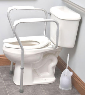 Mercer County Rehab Supply, Inc Adjustable Aluminum Toilet Safety Rails M541-5 - 1.0 Each - MDL-MRZM5415