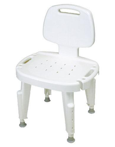 Maddak Inc Bath Seat with Composite Back M658-5 - 1.0 Each