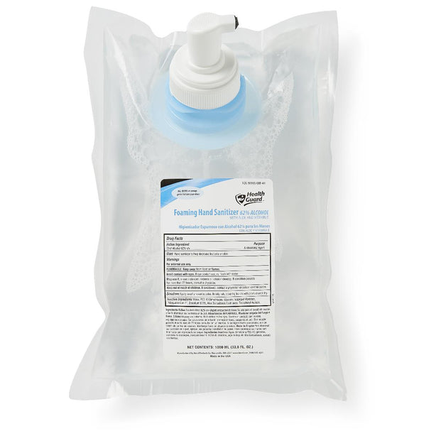Kutol Products Company HealthGuard 62% Alcohol Foaming Hand Sanitizer MSC68841A 6.0 Each-MDL-MSC68841A