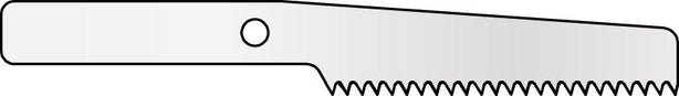 MICROAIRE SURGICAL INSTRUMENTS MicroAire Sternum Saw Blades ZR-032 1 Each - MDL-MSGZR032