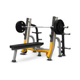 Johnson Tech Magnum MG-A678BN Flat Weight Bench, Olympic, Breaker, Black Bar, No Storage Horns - MDL-MTXMG-A678BN - 1 Each
