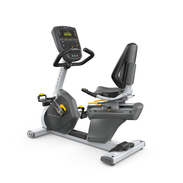 Johnson Tech Cycle Matrix RX3m Recumbent Bike with Adjustable Crank, LED Console, 59.2" x 25.7" x 55.1", 400 lb. Weight Capacity - R3XM - 1 Each