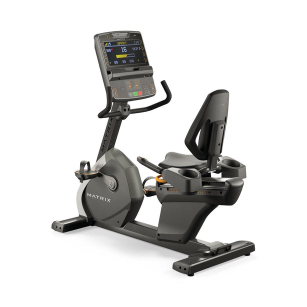 Johnson Tech Matrix Performance Recumbent Cycle with Premium LED Console - R-PS-PLED - 1 Each