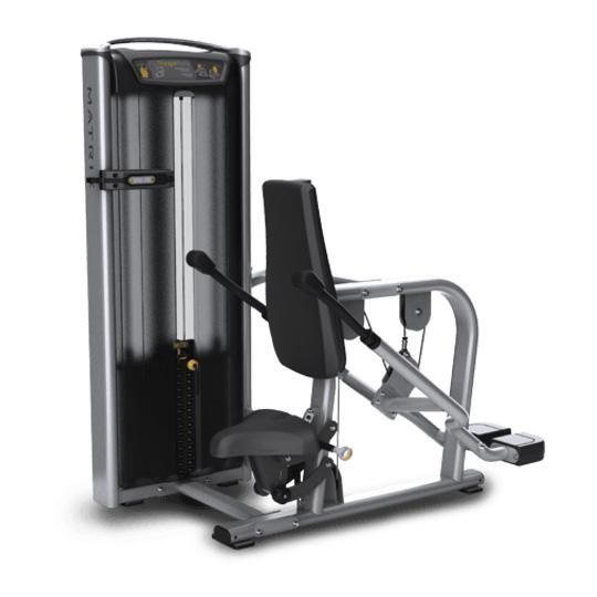 Johnson Tech VS-S34 Matrix Versa Diverging Seated-Row Weight Machine - MDL-MTXVS-S34 - 1 Each