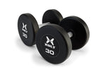 Johnson Tech XULT Urethane Round Dumbbell Set, Black, 50 lb. - XT-5-50URE-RND - 1 Set