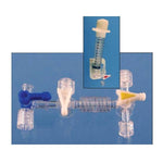 Argon Medical Devices Disposable Cap Port Protector 4 Way Double with Male Luer Lock Stopcock - 00-041220001A - 25 Each