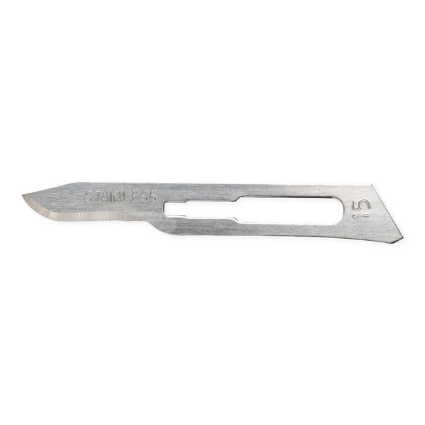 Myco Medical Premium Technocut Steel Surgical Blade, Sterile, Size 15 - 03743 - 100 Each