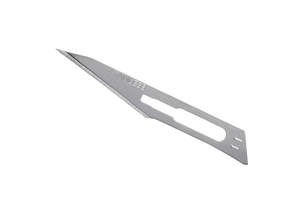 Myco Medical GLASSVAN 2001T-11 Carbon Steel Surgical Blade, Sterile, #11 - MDL-MYC200111 - 1000 Each