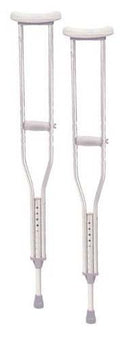 Drive Devilbiss Healthcare, Inc. Drive DeVilbiss Aluminum Crutches 10402-8 - 1.0 Pair