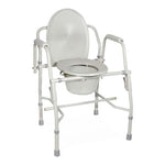 Drive Devilbiss Healthcare, Inc. Deluxe Steel Drop-Arm Commode 11125KD-1 - 1.0 Each - MDL-MZI11125KD1