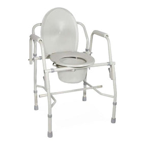 Drive Devilbiss Healthcare, Inc. Deluxe Steel Drop-Arm Commode 11125KD-1 - 1.0 Each - MDL-MZI11125KD1