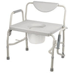 DRIVE DEVILBISS HEALTHCARE, INC. Deluxe Bariatric Drop-Arm Commode 11135-1 1 Each - MDL-MZI111351