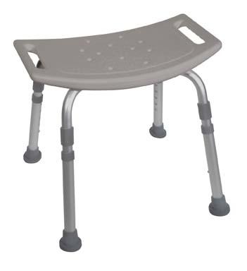 Drive Devilbiss Healthcare, Inc. Deluxe K. D. Aluminum Bath Benches 12203KD-4 - 4.0 Each