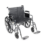 Drive Devilbiss Healthcare, Inc. Bariatric Sentra EC Heavy-Duty Wheelchair STD22ECDFA-SF 1.0 Each-MDL-MZI22ECDFASF